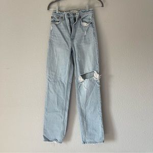 Abercrombie 90s Ultra High Rise Straight Jeans